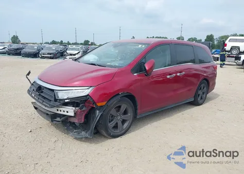 2022 Honda Odyssey Ex z USA, uszkodzony, nr VIN 5FNRL6H53NB005686